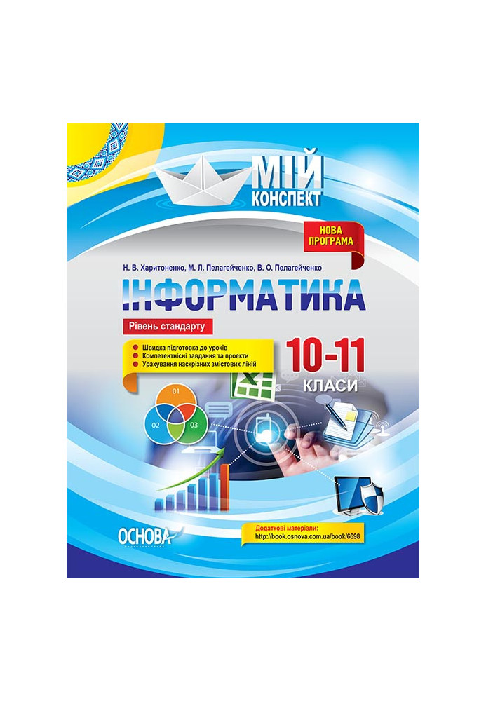 Розробки уроків. Інформатика 10–11 класи. Рівень стандарту ИНМ012