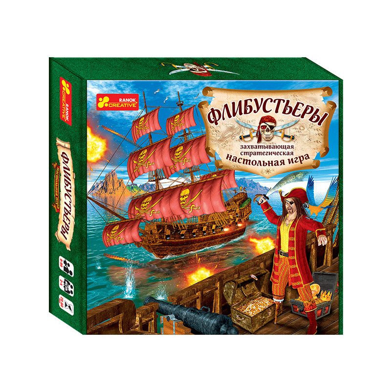 Board game. Flibusters