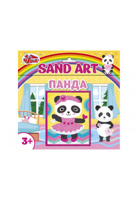 Картинка из песка Панда