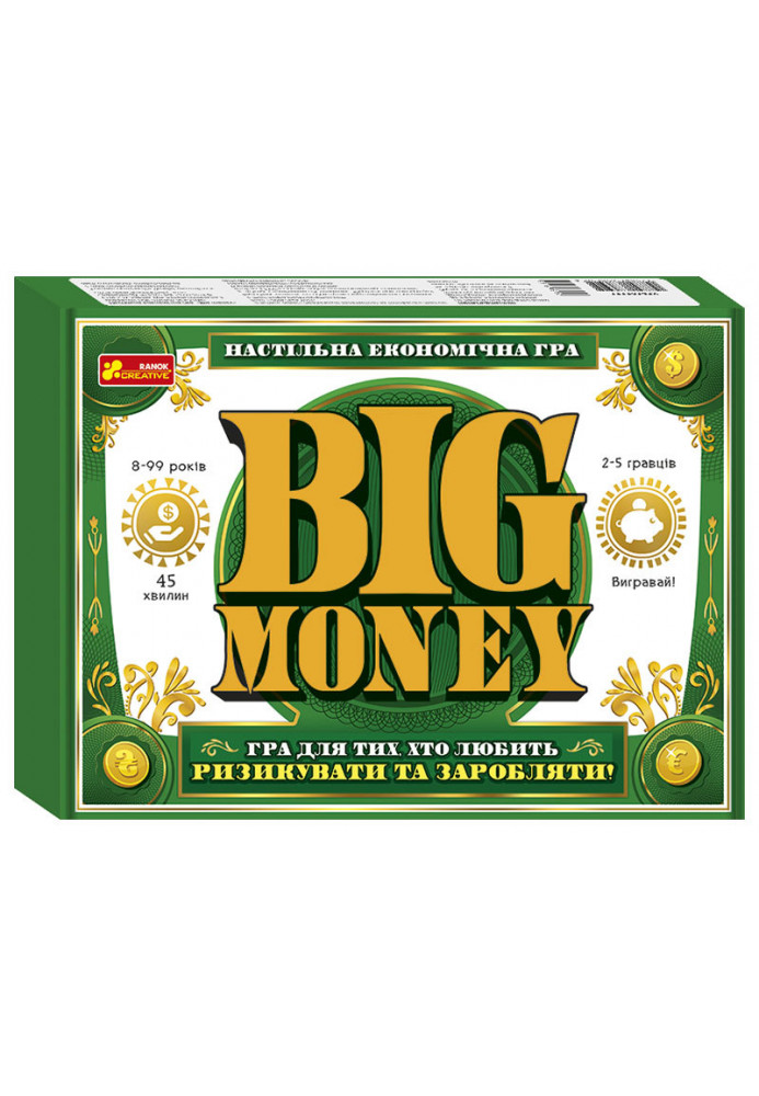 Board economic game. Big Money