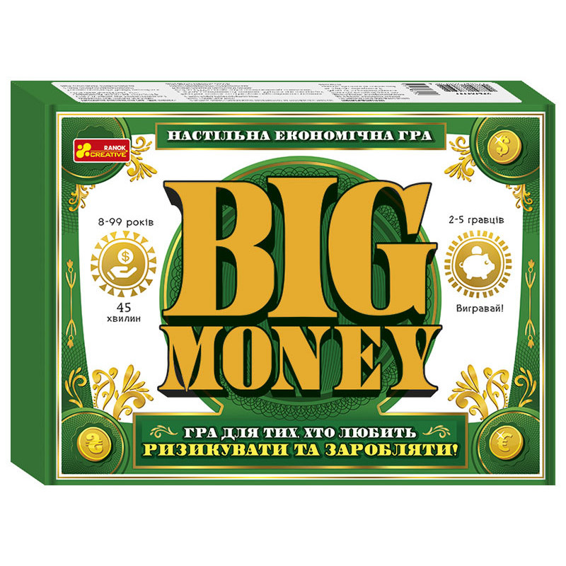 Board economic game. Big Money