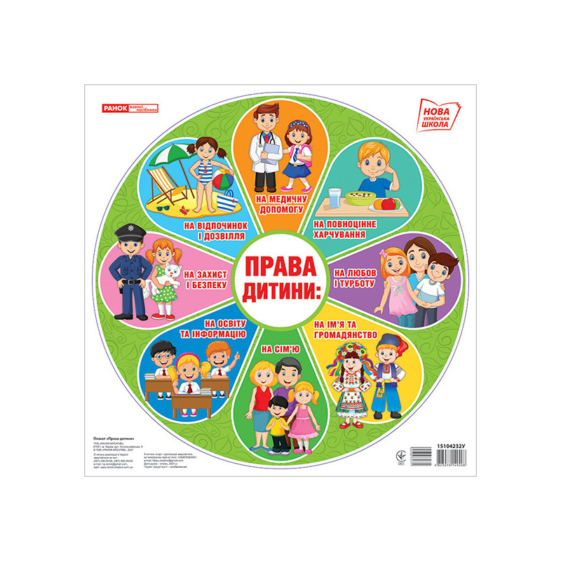 Плакат.Права дитини (квіточка)