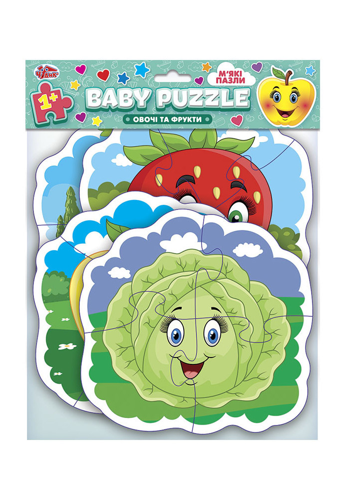 BABY PUZZLE.Овочі та фрукти