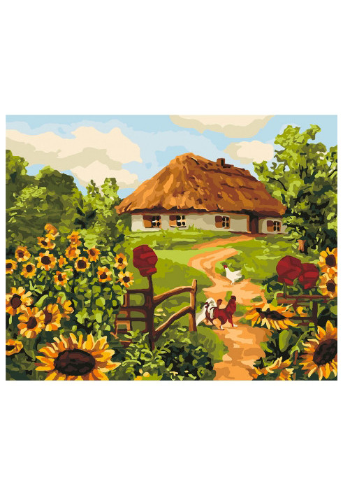 KNO (in the cover) "Ukrainian hut" - 40*50 cm