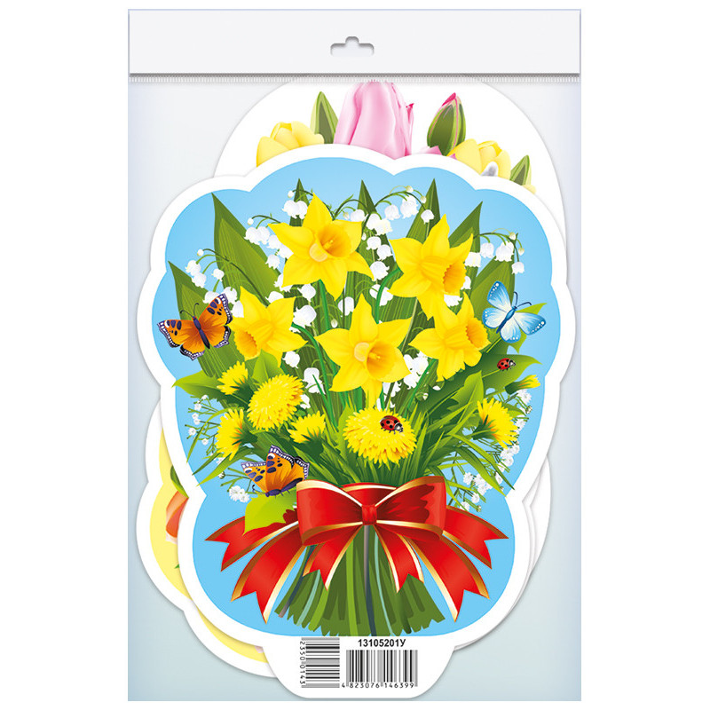 Set. Spring flowers