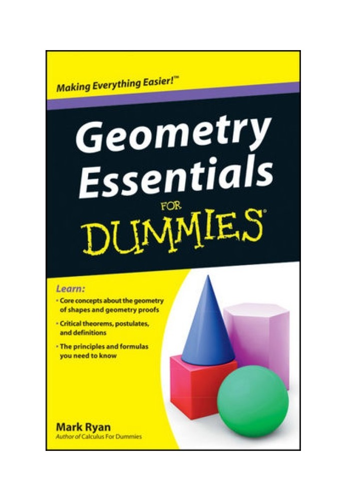 Geometry Essentials For Dummies®