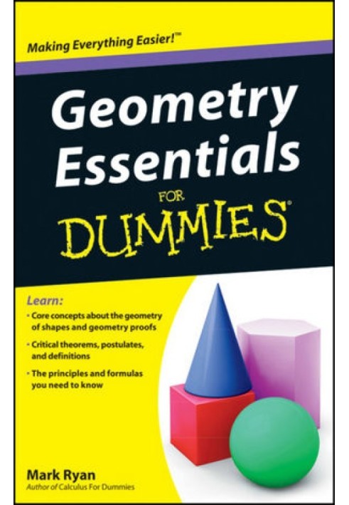 Geometry Essentials For Dummies®