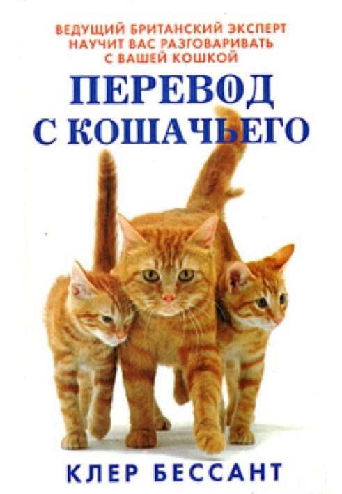 Переклад з котячого: Навчіться розмовляти зі своєю кішкою