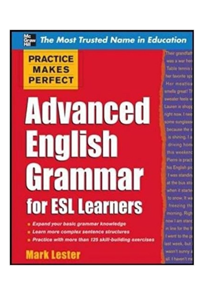 Practice Makes Perfect Advanced English Grammar for ESL Learners