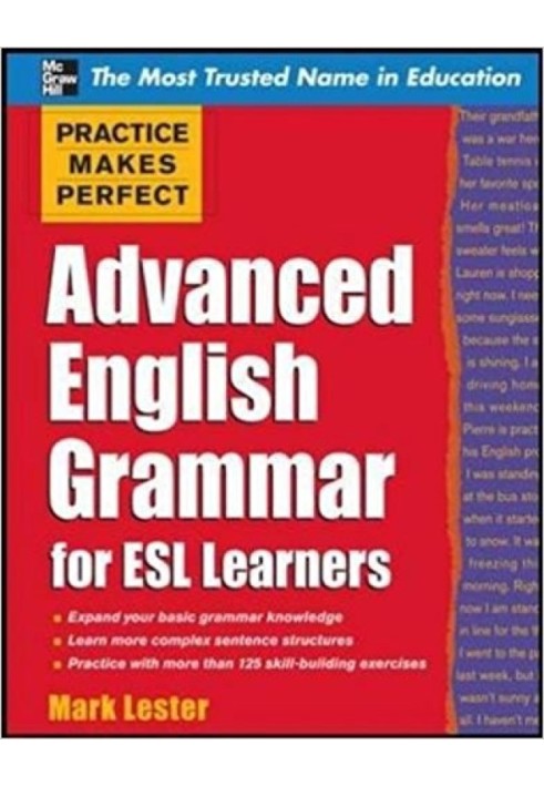 Practice Makes Perfect Advanced English Grammar for ESL Learners