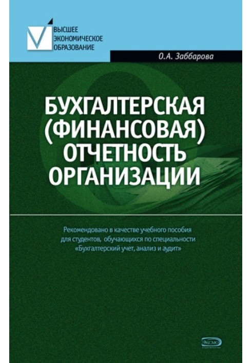 Бухгалтерська (фінансова) звітність організації