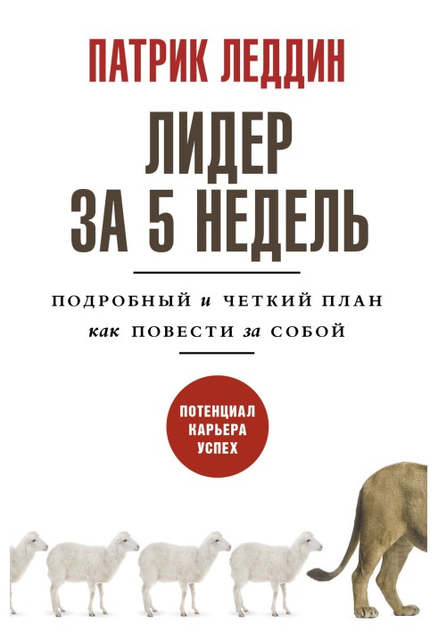 Лидер за 5 недель. Подробный и четкий план как повести за собой