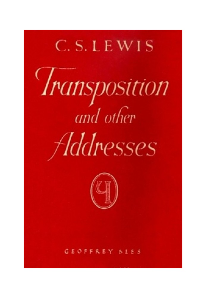 Transposition and Other Addresses