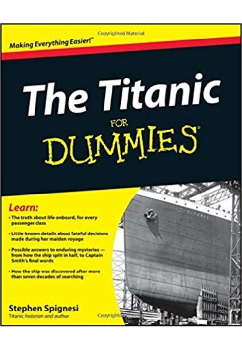 The Titanic For Dummies®