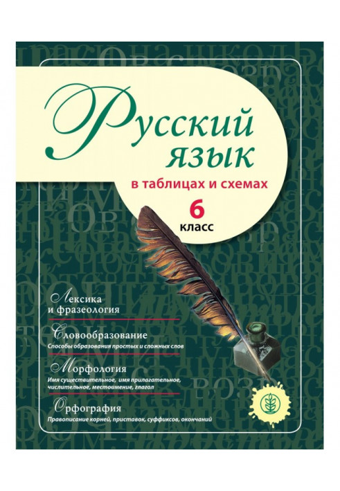 Русский язык в таблицах и схемах. 6 класс