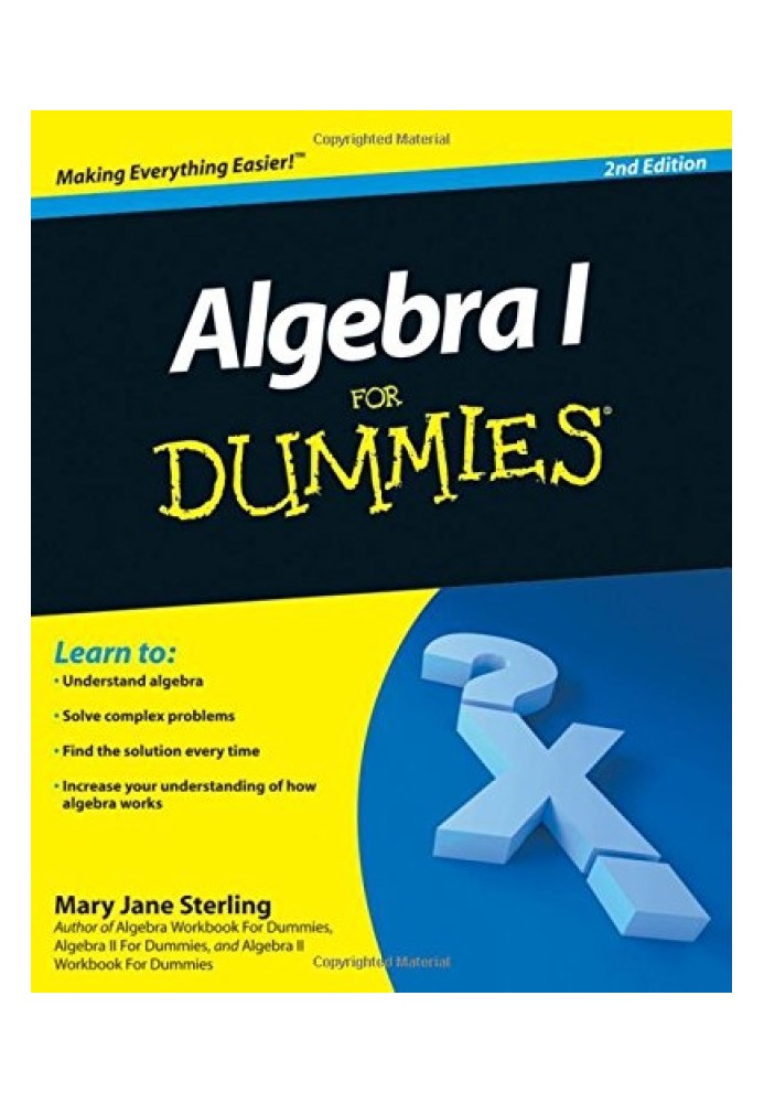 Algebra I For Dummies®