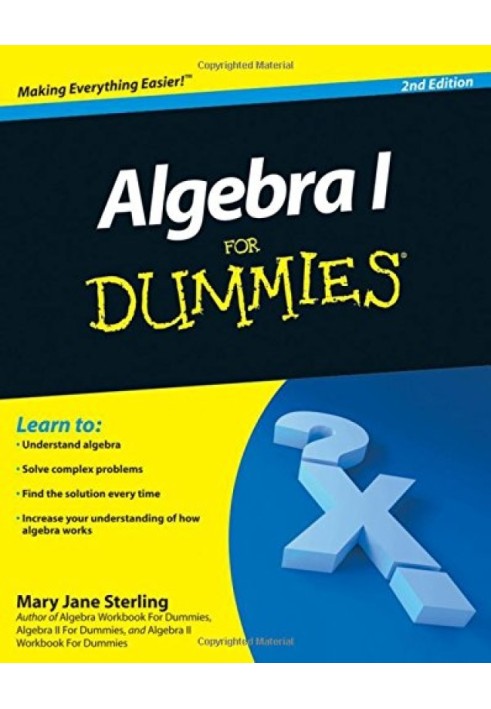 Algebra I For Dummies®