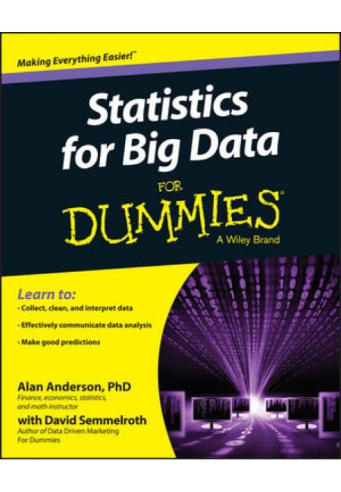 Statistics for Big Data For Dummies®