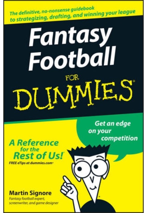 Fantasy Football For Dummies®