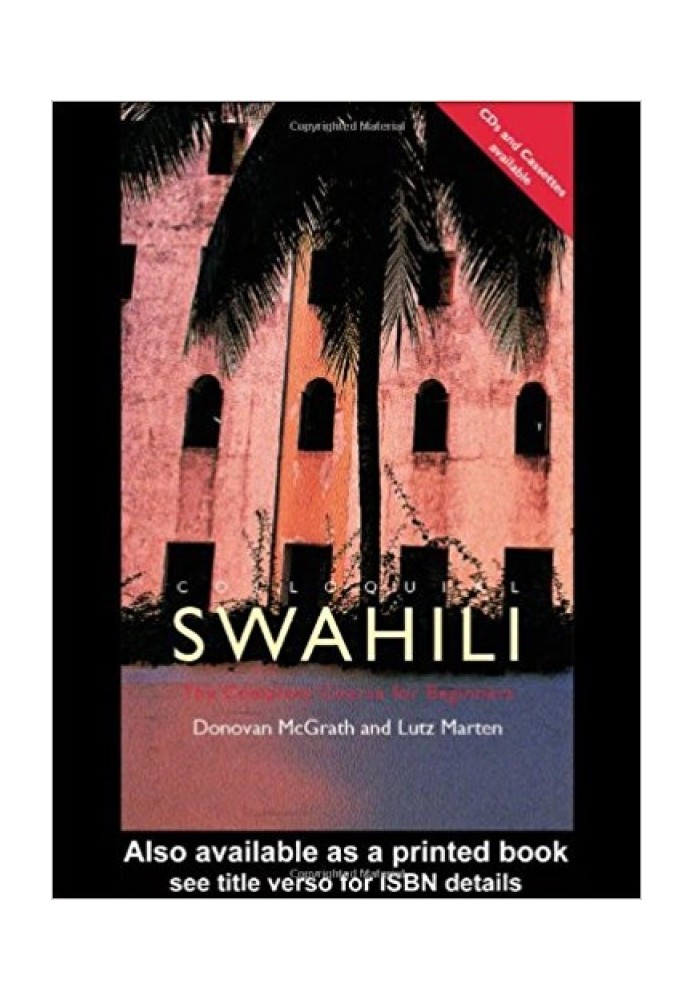 Colloquial Swahili: The Complete Course for Beginners