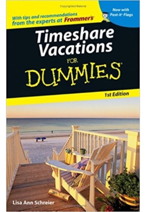 Timeshare Vacations For Dummies®