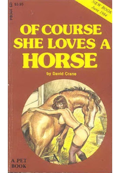 Of course she loves a horse