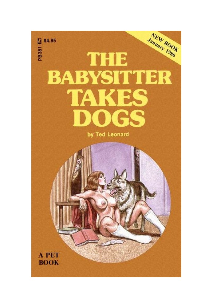 The babysitter takes dogs