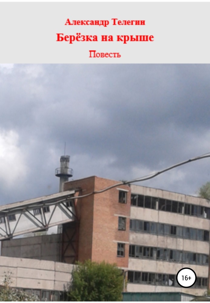 Birch tree on the roof. Tale