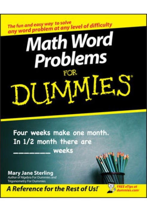 Math Word Problems for Dummies®