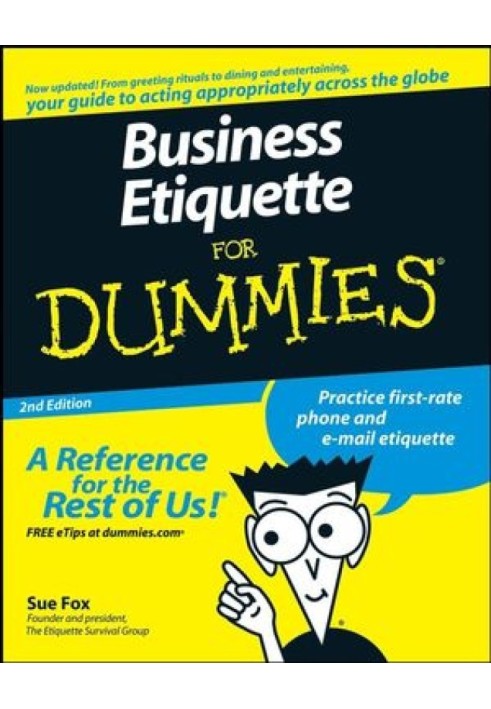 Business Etiquette For Dummies®