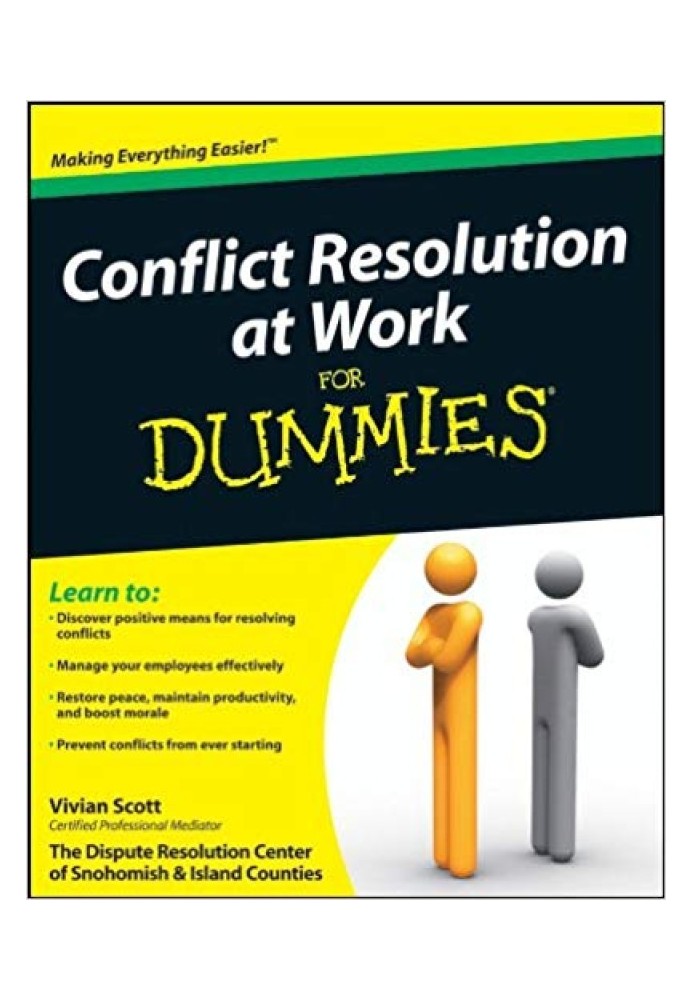 Conflict Resolution at Work For Dummies®