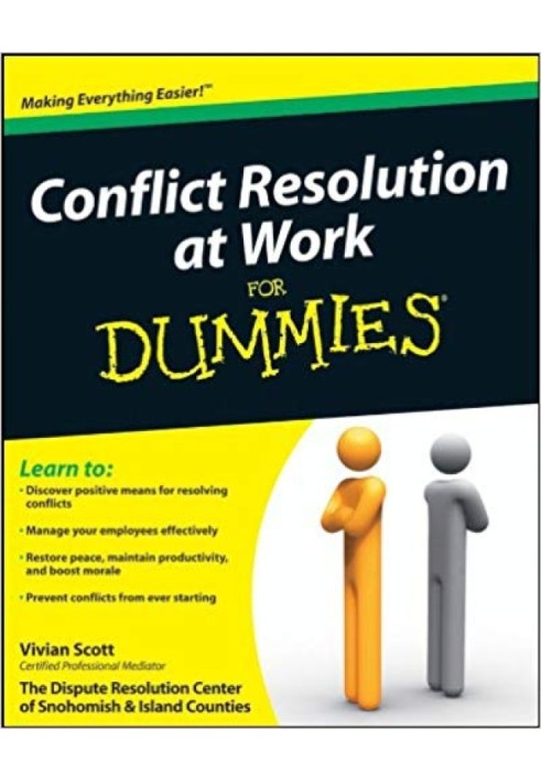 Conflict Resolution at Work For Dummies®