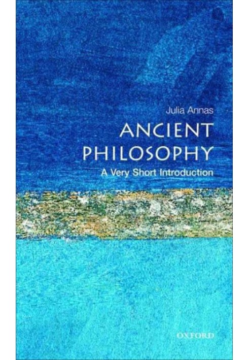 Ancient Philosophy: A Very Short Introduction