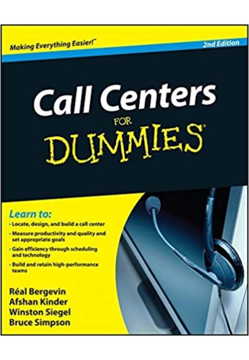 Call Centers For Dummies®