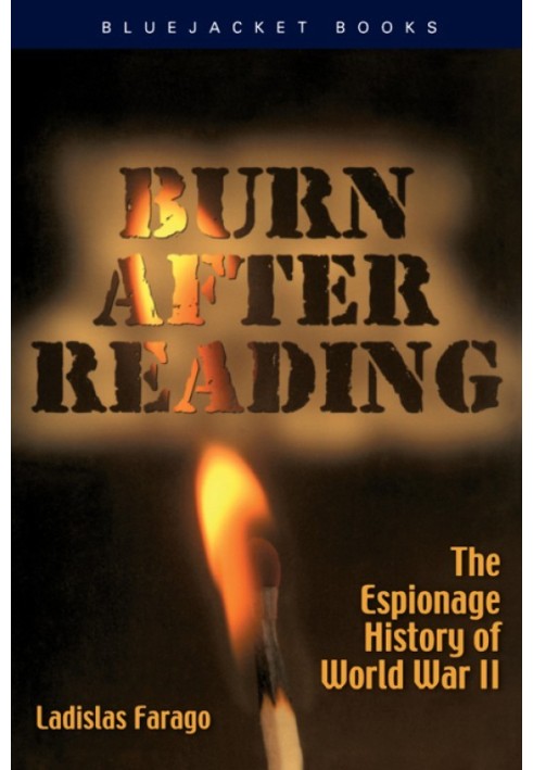 Burn After Reading: The Espionage History of World War II