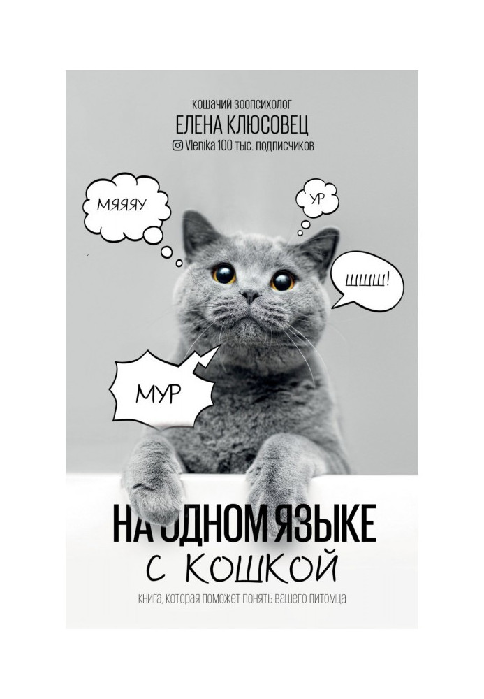 In one language with a lady-cat