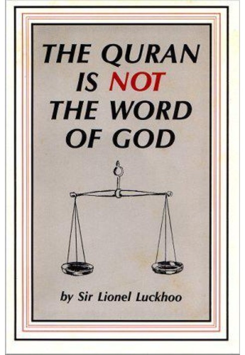 The Qur'an is not the word of God