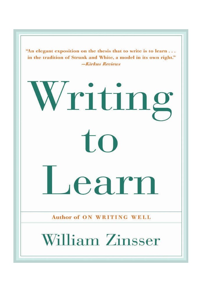 Writing to learn