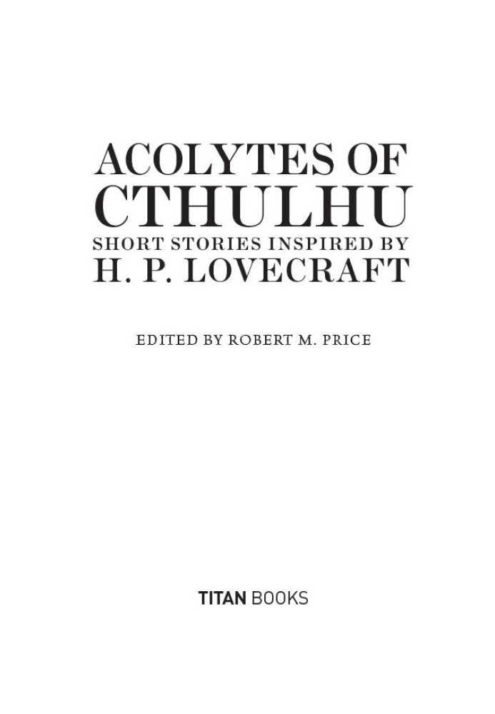 Acolytes of Cthulhu