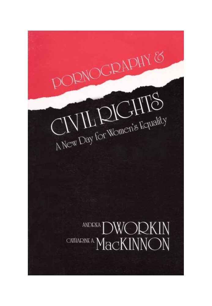 Pornography and civil rights