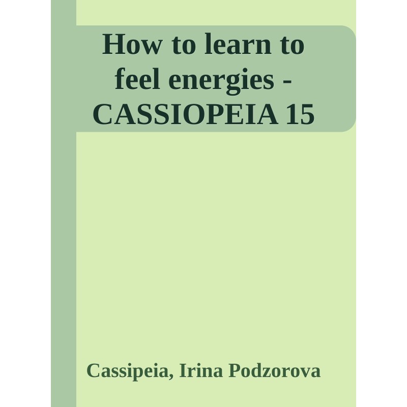 How to learn to feel energies