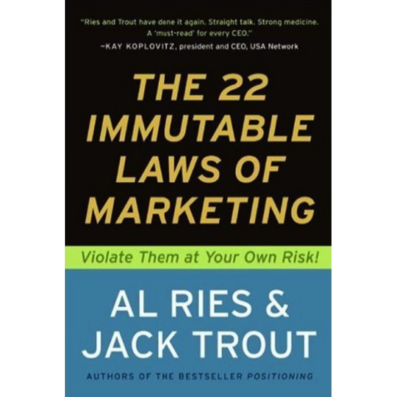 22 Immutable Laws of Marketing