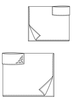 Poncho pattern with draped collar (Burda 12/2018, pattern no. 124) (Burda 12/2018, № викрійки 124)