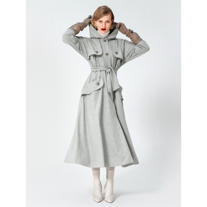 Pattern Vintage coat with a...