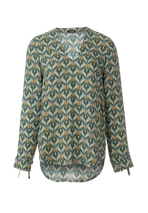 Pattern Straight cut tunic blouse with elongated back (Burda 8/2020, pattern no. 109 A) (Burda 8/2020, № викрійки 109 A)