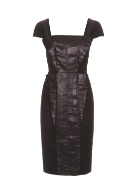 Pattern Cocktail dress with a rectangular neckline (Burda 11/2011, pattern number 125) (Burda 11/2011, № викрійки 125)