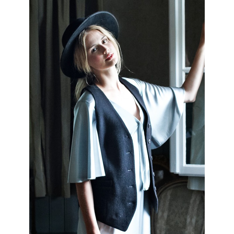 Pattern Vest long fitted...