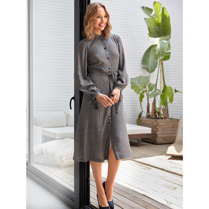 Pattern Shirt cut dress...