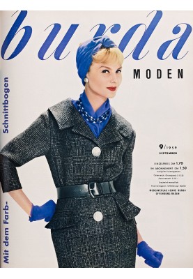 Викрійка Пальто вінтажне з Burda 9/1959 (Burda 11/2019, № викрійки 120)