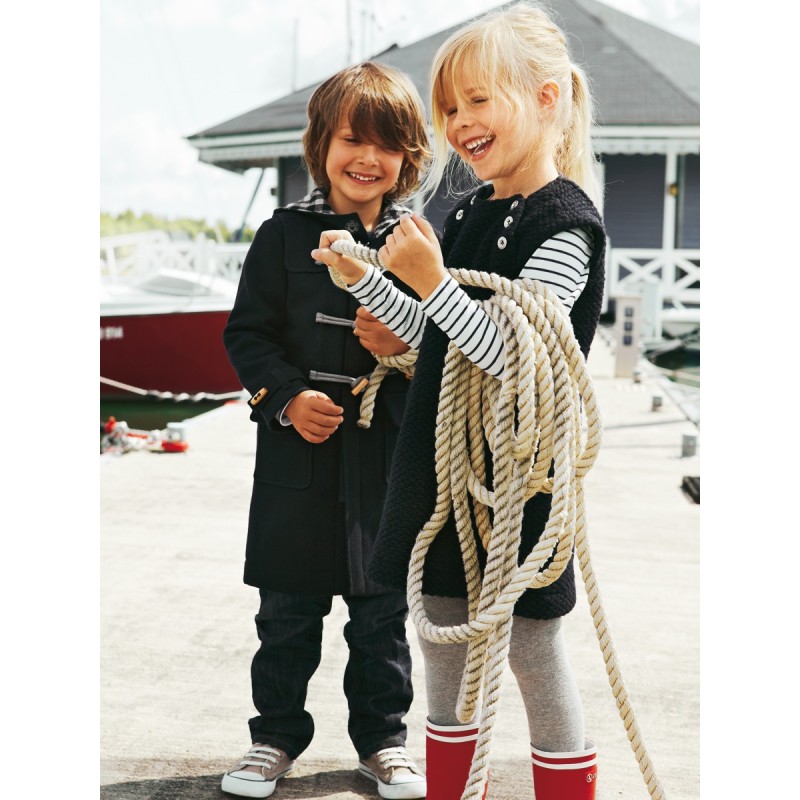 Pattern Wool duffle coat...